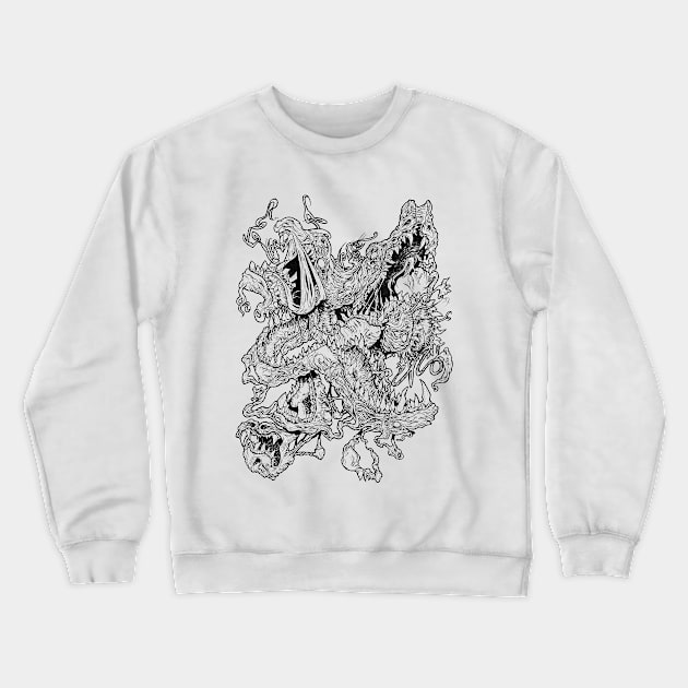 Le monstre Crewneck Sweatshirt by DanielMartinez